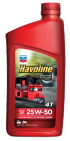 Havoline® Motorcycle OIL 4T  SAE 25W-50 JASO MA2