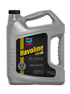 Havoline® Pro-ds™ Full Synthetic Motor Oil SAE 0W-16, 0W-20, 5W-20, 5W-30, 10W-30 API SN